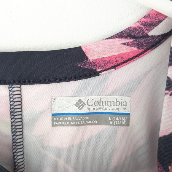 Columbia Youth Parker Ridge Floral Tshirt Dress Size Large 14-16 - Picture 4 of 6